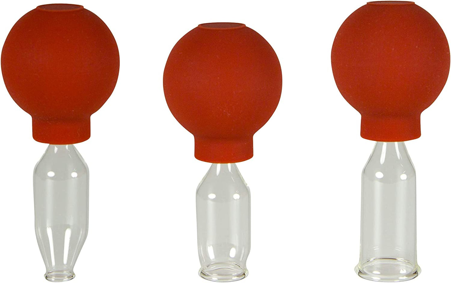 Schröpfglas-Set mit Ball 10-15-20mm